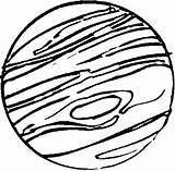 Planeta Jupiter Kolorowanka sketch template
