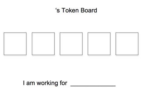 basic  token     token board autism resources token