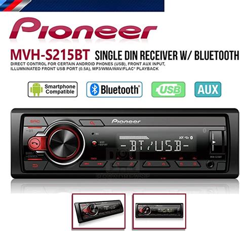 pioneer mvh sbt digital media receiver single din  dash car stereo receivers electronics