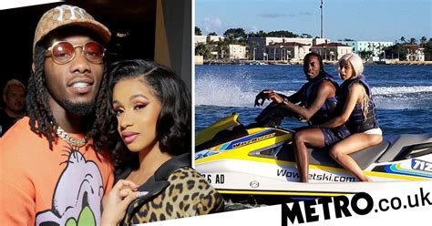 cardi b and offset ‘very much a couple riding jet ski