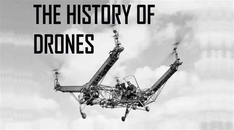 history  drones timeline