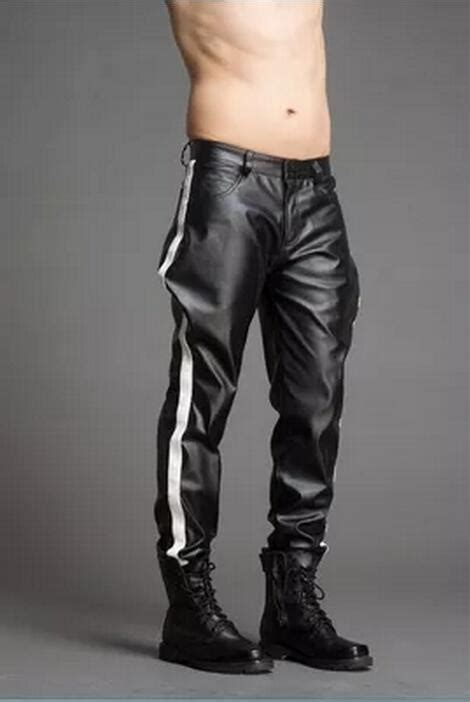 28 38 2017 new personality men s clothing fashion breeches leather