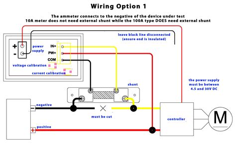 ammeter shunt wiring diagram