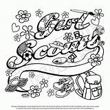 Scout Daisy Brownie Scouts Petal Promise Getdrawings Colortime sketch template