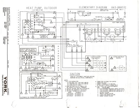 schematics york wiring bhp