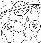 Espacio Planetas sketch template