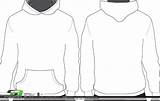 Hoodie Template Templates Aesthetic Clothing Hoodies Styled Clipart Illustrator sketch template