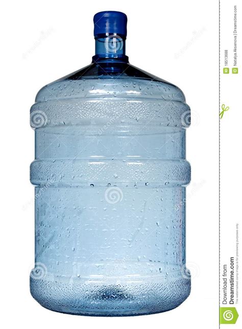 big plastic bottle for potable water royalty free stock