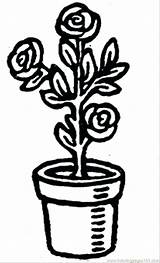 Pot Clipart Flower Coloring Plant Clay Pages Potted Flowers Clipartmag Drawing Printable Library Getcolorings Popular sketch template