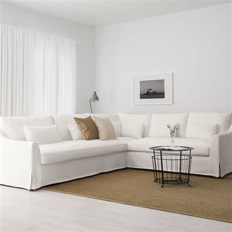 faerloev sectional  seat corner flodafors white order today ikea white sofa living room