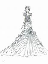 Wedding Coloring Dress Pages Printable Getcolorings Color Print sketch template