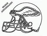 Coloring Eagles Helmet Pages Football Nfl Helmets Philadelphia Printable Logo Drawing Drawings Clipart Cliparts Cowboys Color Team Print Colouring Clip sketch template