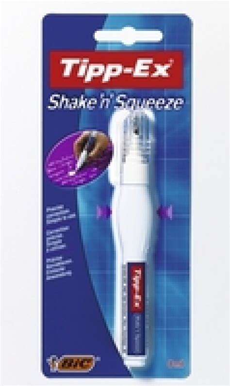 Tippex Shake N Squeeze Blister 1 10 Pack Ebuyer