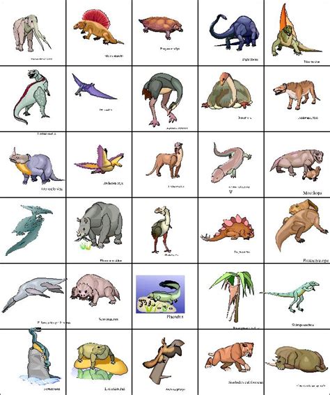 customize   printable dinosaur bingo tiles  bingo dinosaurs