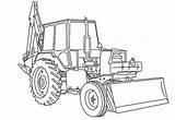 Excavator Traktory Kolorowanki Kolorowanka Colouring Ausmalbilder Bagger Druku Tractor Traktor Wydrukowania Malowanki Ausmalen Koparka Digger Darmowe Dla Wydruku Malvorlagen sketch template
