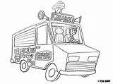 Ice Cream Truck Coloring Pages Jimenopolix Getcolorings Deviantart Color Printable Comments sketch template