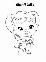 Sheriff Callie Websincloud sketch template
