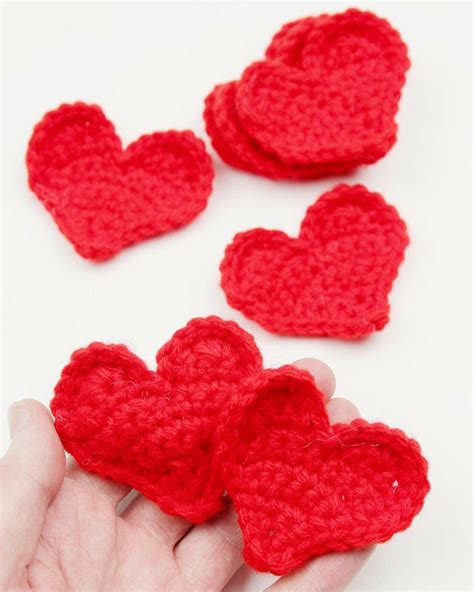 quick  easy crochet heart pattern allfreecrochetcom