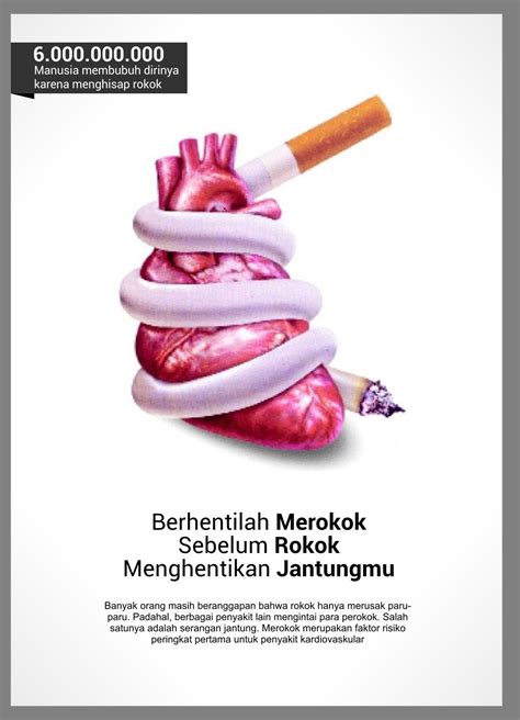 bahaya rokok anti smoking stop smoke  banner ads flyer design