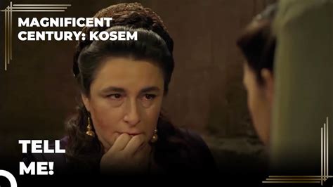 kosem tried to learn safiye s secret magnificent century kosem youtube