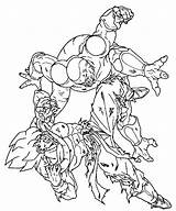 Goku Frieza Vegeta Broly Colorir Dennis Tlingit Freeza Seleccionar sketch template