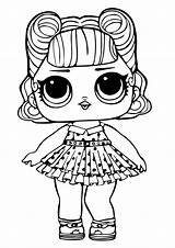 Coloring Lol Dolls Surprise Pages Doll Template sketch template