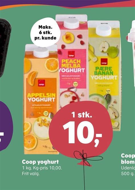 coop yoghurt tilbud hos superbrugsen