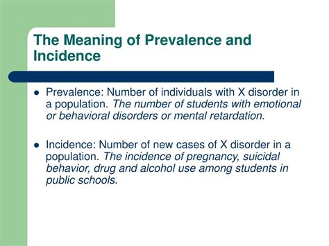 prevalence  extent   problem powerpoint    id