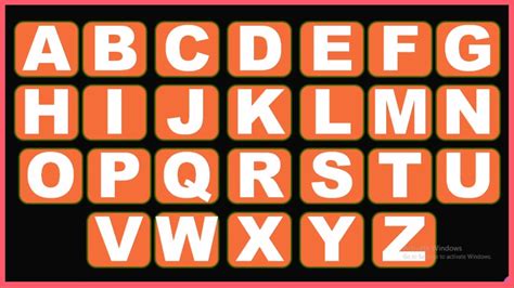 Capital Letters Abcd Capital Alphabet A B C D E F G