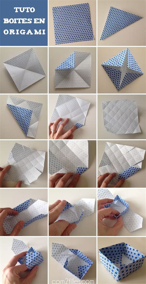 diy des boites en forme de maison en papier origami tuto origami