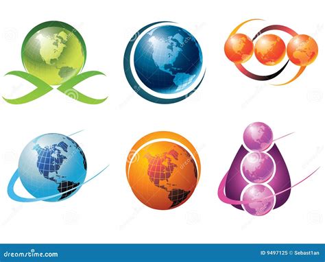 world logo stock vector illustration  business countries