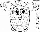 Furby Colorings Boom sketch template