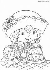 Strawberry Shortcake Coloring Pages Cake Characters Angel Color Print Treat Makes Sweet Frutillitas Hellokids Flashcard Short Kasser Para Cartoon Online sketch template