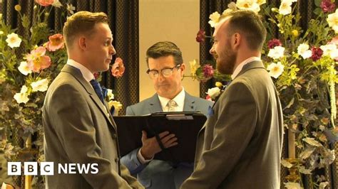 First Same Sex Wedding Ceremony Held On Isle Of Man Bbc News