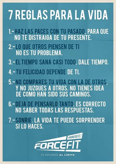 reglas vida motivacion inspiracion crossfit fitness