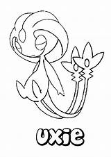 Pokemon Coloring Pages Uxie Kids Printable Shinx Print Book Color Sheets Colouring Psychic Hellokids Colorear Para Bestcoloringpagesforkids Inspire Dibujos Online sketch template
