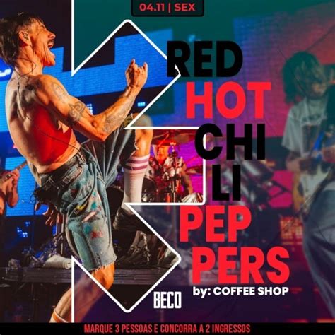 sex 04 11 especial red hot chili peppers em são josé 2023 sympla