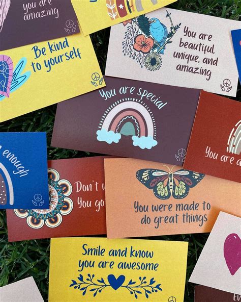printable kindness cards instant digital  etsy