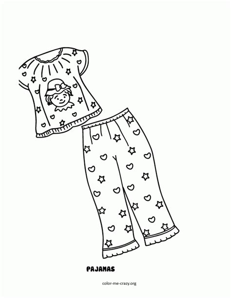 coloring pages kids  pajamas coloring home