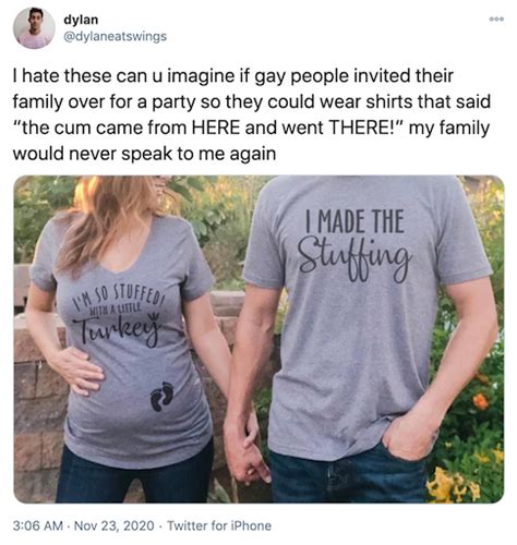 turkey and stuffing t shirts prompt the internet to cancel straight