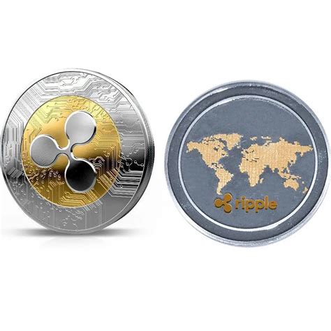 buy xrp ripple coin commemorative  ripple crypto currency plated coin