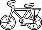 Bicicleta sketch template