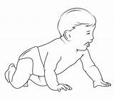 Baby Coloring Pages Printable Babies sketch template