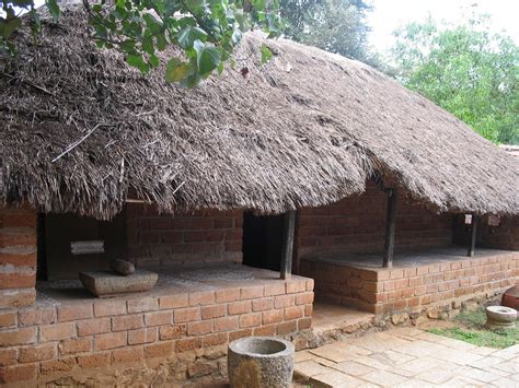 stock pictures photographs  houses  huts  dakshinachitra