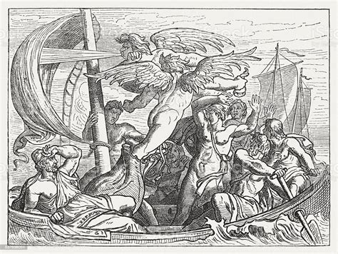 Wind God Aeolus Brings Ulysses Misfortune Greek Mythology Published
