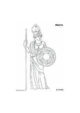 Disegni Kleurplaat Minerva Colorare Vrouwen Romeinse sketch template