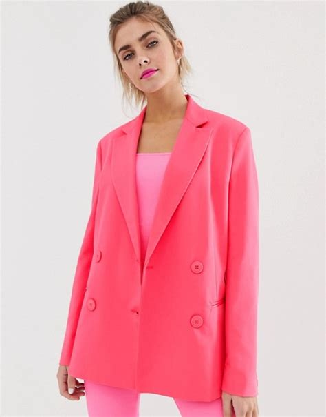 bershka  pantone blazer  neon pink asos