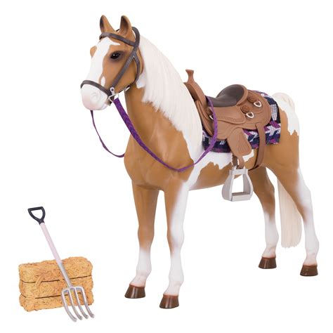 stable horse brown  white   toy horse  generation