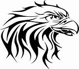 Eagle Tattoo Tribal Designs Coloring Pages Stencils Bald Tattoos Gandos Jos Kids Flag Drawing Clipart Head sketch template