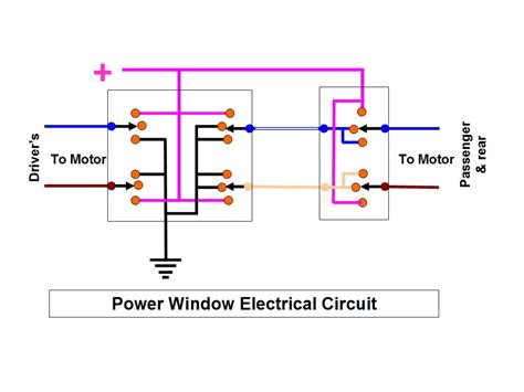 gm power window switch wiring diagram